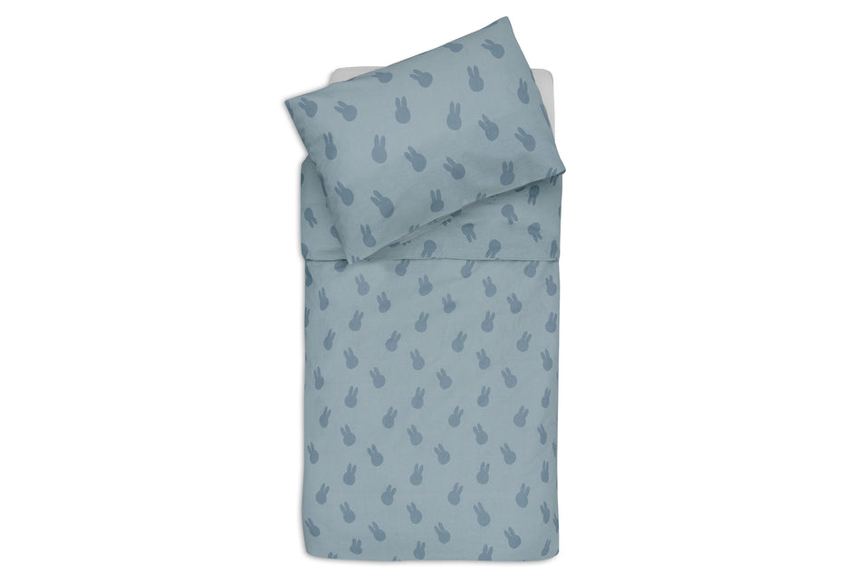 <tc>Jollein</tc> Housse de couette avec démolition 100X140Cm Miffy Shadow Sea Green