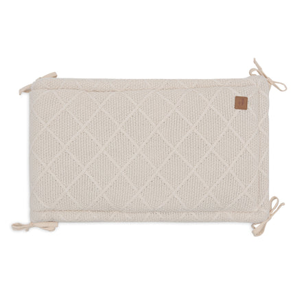 <tc>Jollein</tc> Box bumper Check Knit Oatmeal 180 X 30 cm