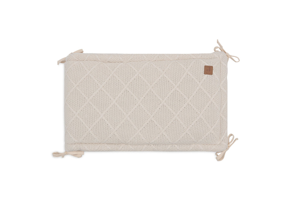 <tc>Jollein</tc> Box bumper Check Knit Oatmeal 180 X 30 cm