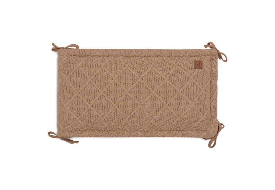 <tc>Jollein</tc> Box bumper Check Knit Biscuit 180 X 30 cm