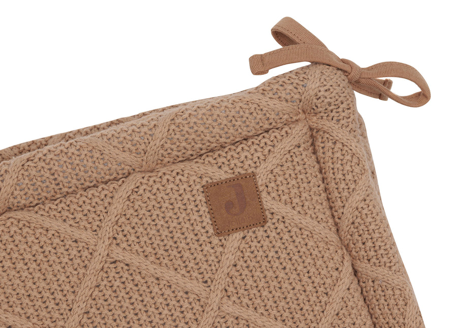 <tc>Jollein</tc> Box bumper Check Knit Biscuit 180 X 30 cm