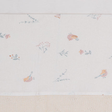 <tc>Jollein</tc> Serviette de berceau Lovely Birds 75X100Cm