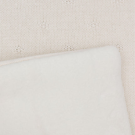 <tc>Jollein</tc> Boxspread Cosy Knit Ivory 75 X 95 cm