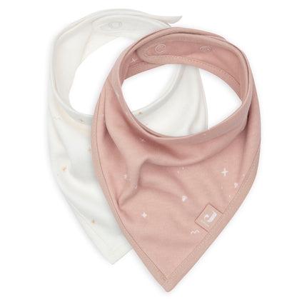 <tc>Jollein</tc> Bib Bandana Twinkling Wild Rose 2pcs