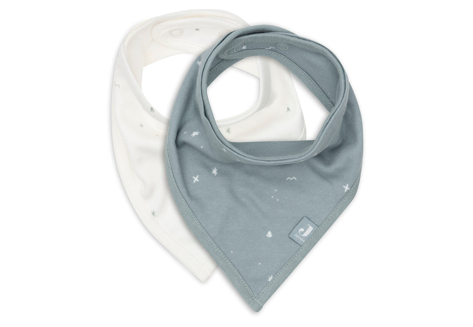 <tc>Jollein</tc> Dossard Bandana Vert de mer scintillant (2Pack)