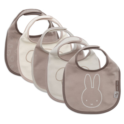 <tc>Jollein</tc> Bavoir imperméable Miffy et ses amis 5pcs