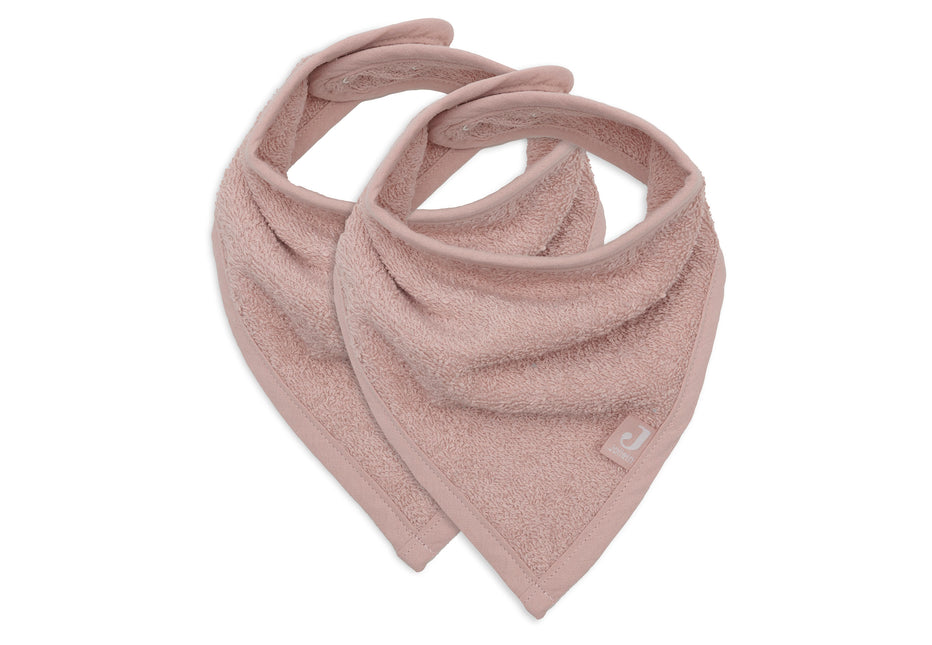 <tc>Jollein</tc> Bandana à bavette en éponge rose sauvage (2Pack)