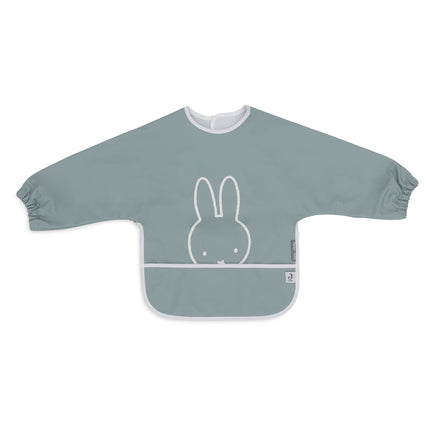 <tc>Jollein</tc> Bavoir imperméable Miffy Peekaboo Vert de mer avec manches