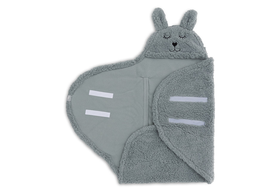 <tc>Jollein</tc> Couverture enveloppante Bunny Sea Green