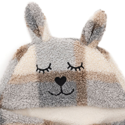 <tc>Jollein</tc> Couverture d'écharpe Baby Bunny Check Boucle