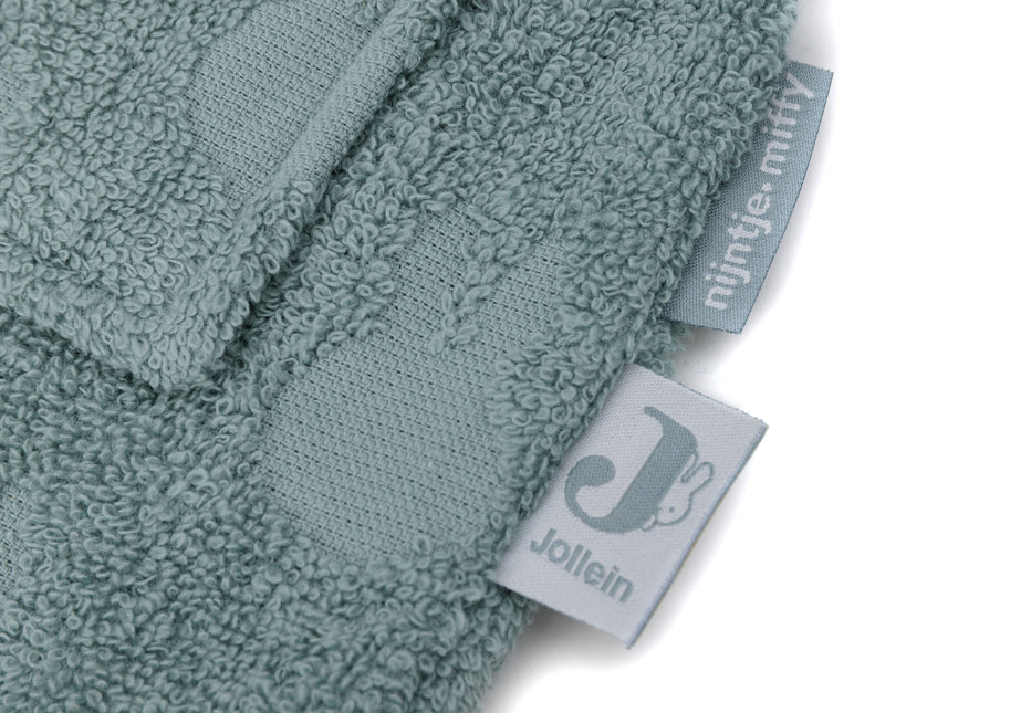 <tc>Jollein</tc> Peignoir éponge Miffy Jacquard Vert de mer