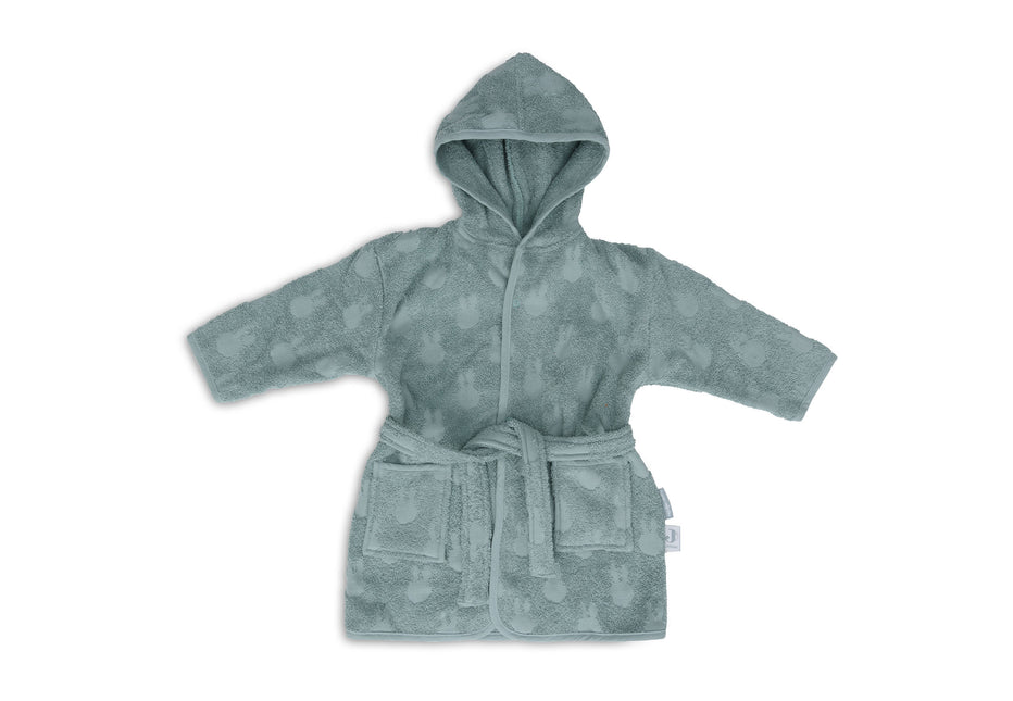 <tc>Jollein</tc> Peignoir éponge Miffy Jacquard Vert de mer