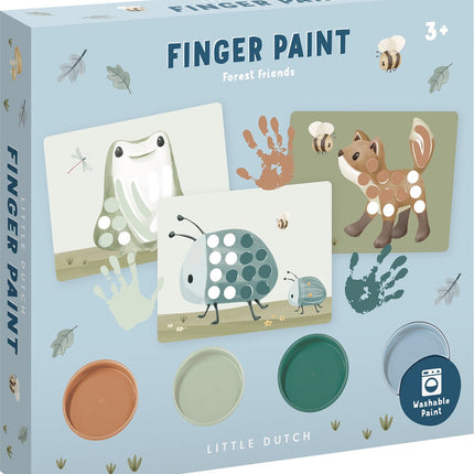 <tc>Little Dutch</tc> Kit de peinture au doigt Forest Friends