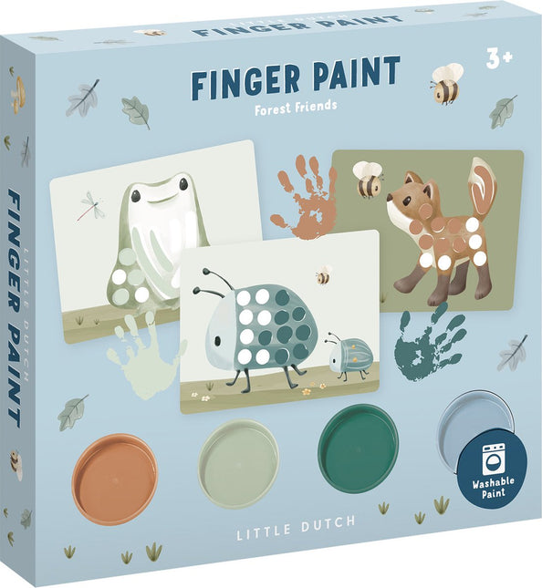 <tc>Little Dutch</tc> Kit de peinture au doigt Forest Friends