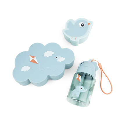 <tc>Done by Deer</tc> Set de vaisselle pour enfants Playground Blue 3pcs