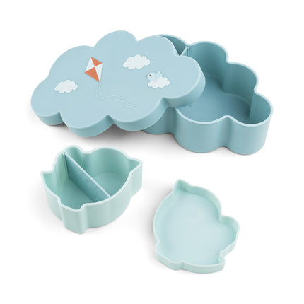 <tc>Done by Deer</tc> Set de vaisselle pour enfants Playground Blue 3pcs