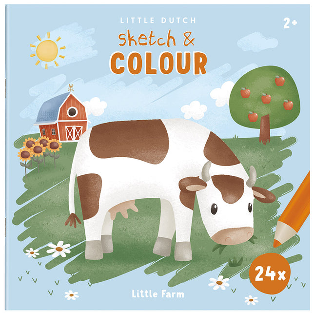 <tc>Little Dutch</tc> Livre de coloriage Petite ferme