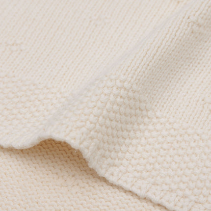 <tc>Jollein</tc> Couverture de berceau Cosy Knit Ivory 75 X 100 cm