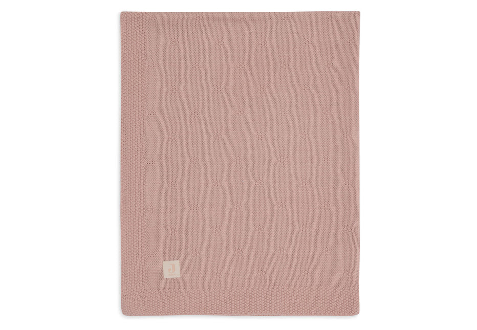 <tc>Jollein</tc> Couverture de berceau Cosy Knit Wild Rose 75 X 100 cm