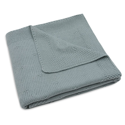 <tc>Jollein</tc> Couverture de berceau Cosy Knit Sea Green 75 X 100 cm