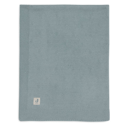 <tc>Jollein</tc> Couverture de berceau Cosy Knit Sea Green 75 X 100 cm