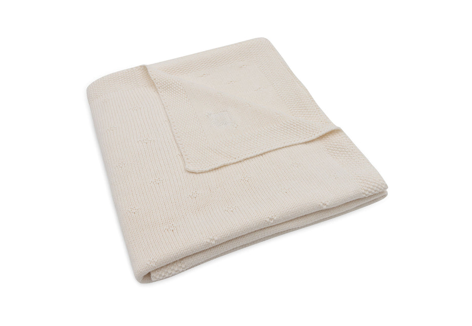 <tc>Jollein</tc> Couverture de lit 100X150Cm Cosy Knit Ivory