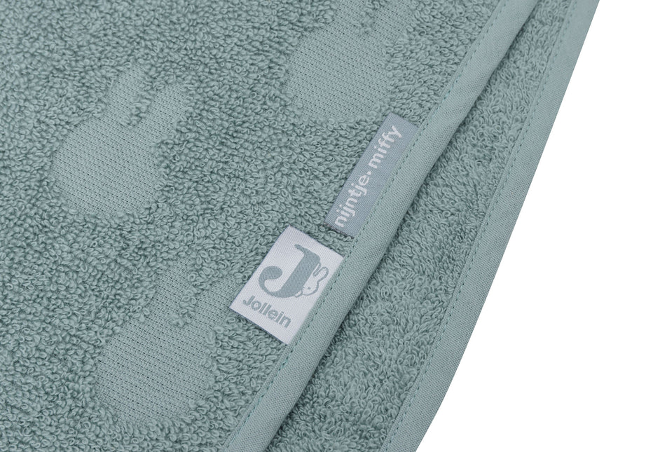 <tc>Jollein</tc> Poncho de bain Terry Miffy Jacquard Sea Green