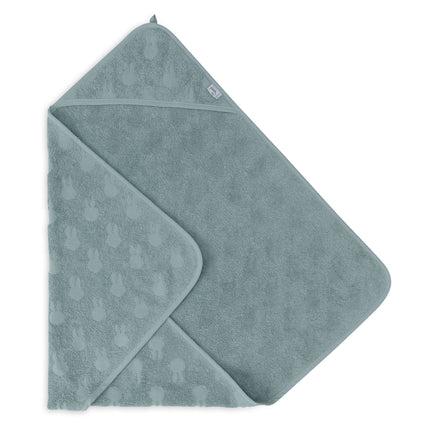 <tc>Jollein</tc> Serviette de bain Baby Miffy Jaquard Sea Green 75X75Cm