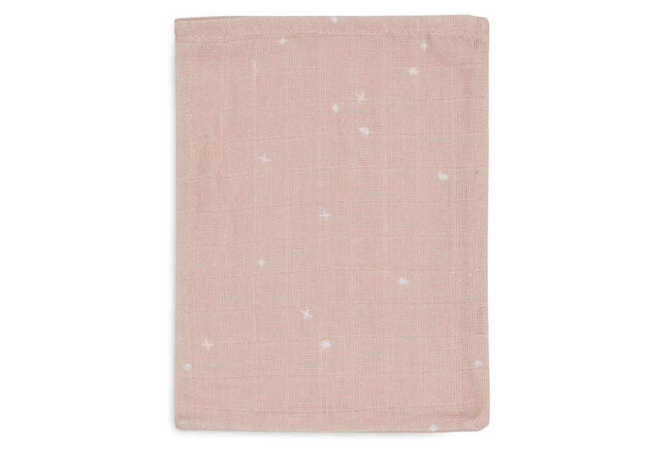 <tc>Jollein</tc> Gant de toilette hydrophile 15X20Cm Twinkling Wild Rose (3Pack)