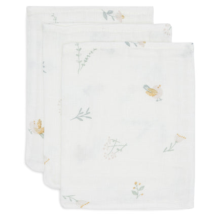 <tc>Jollein</tc> Gant de toilette Lovely Bird 15 X 20 cm 3pcs