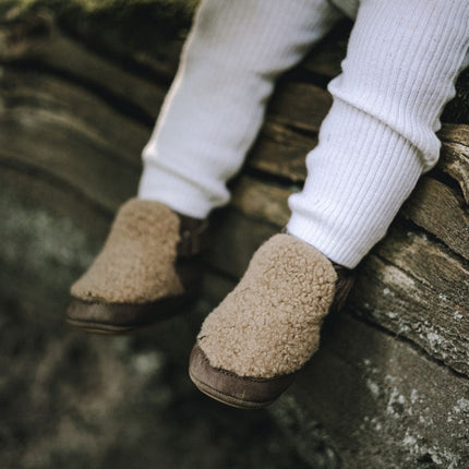 <tc>Baby Dutch</tc> Teddie Baby Shoes Brown