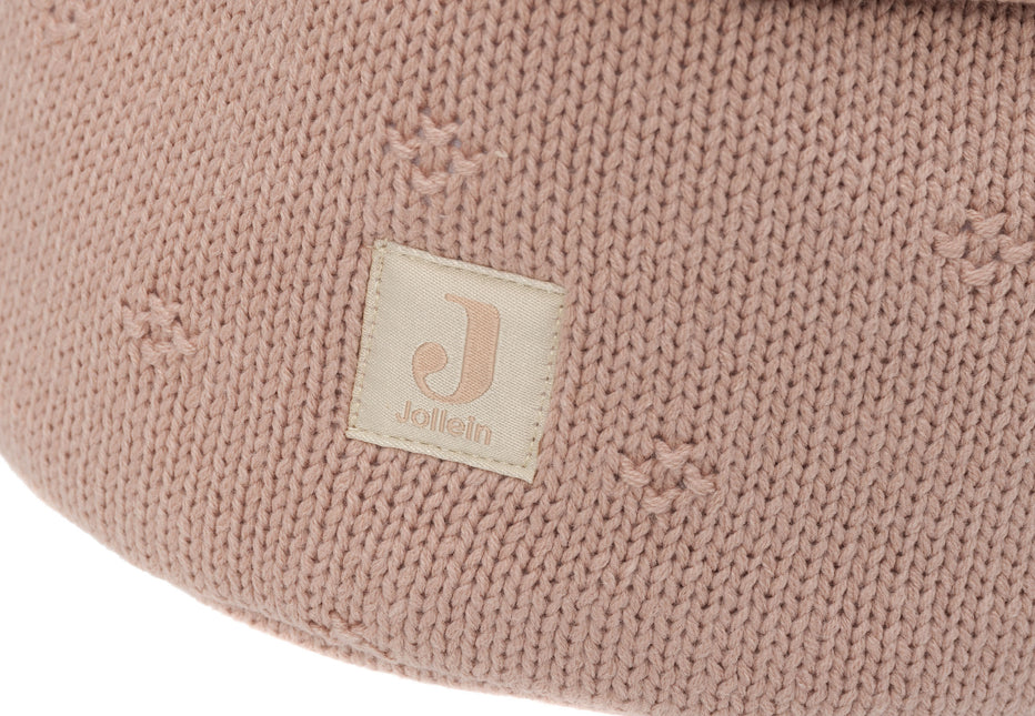 <tc>Jollein</tc> Panier de marchandises Tricot Cosy Rose Sauvage