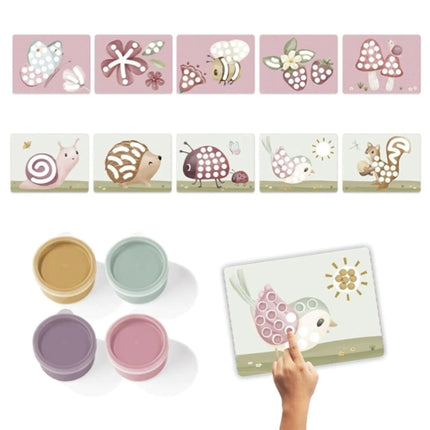 <tc>Little Dutch</tc> Kit de peinture au doigt Jardin des fées