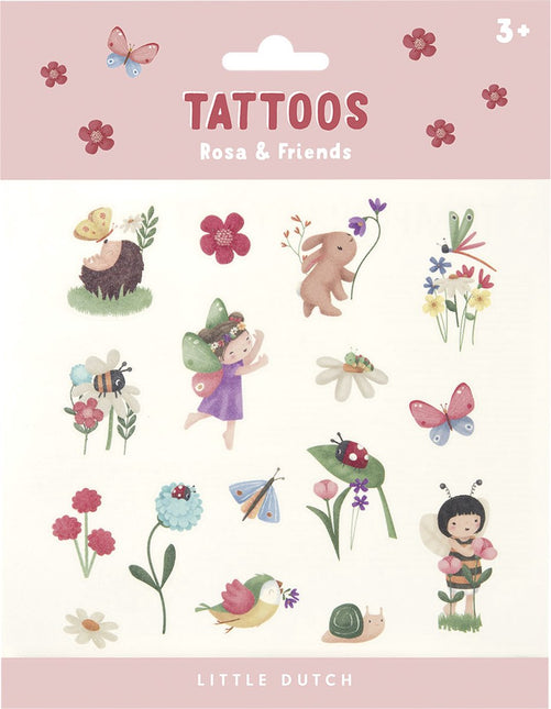 <tc>Little Dutch</tc> Tatouages temporaires Rosa et ses amis