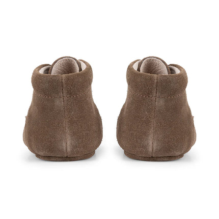 <tc>Baby Dutch</tc> Moos Classic Baby Shoes Brown