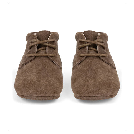 <tc>Baby Dutch</tc> Moos Classic Baby Shoes Brown