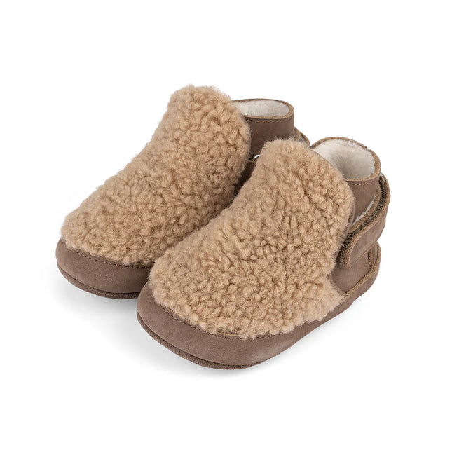 <tc>Baby Dutch</tc> Teddie Baby Shoes Brown