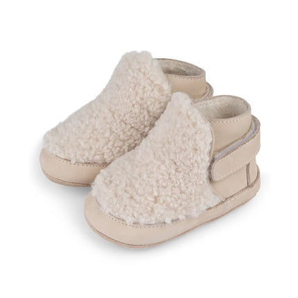 <tc>Baby Dutch</tc> Teddie Baby Shoes Natural