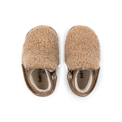 <tc>Baby Dutch</tc> Teddie Baby Shoes Brown