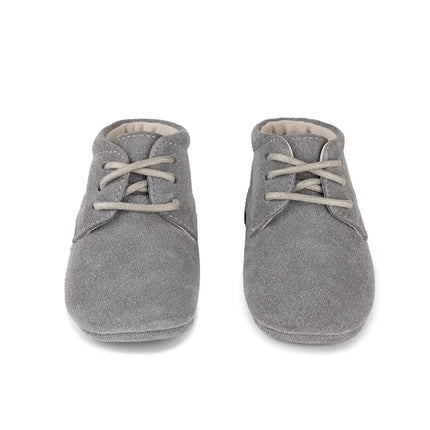 <tc>Baby Dutch</tc> Moos Classic Baby Shoes Grey