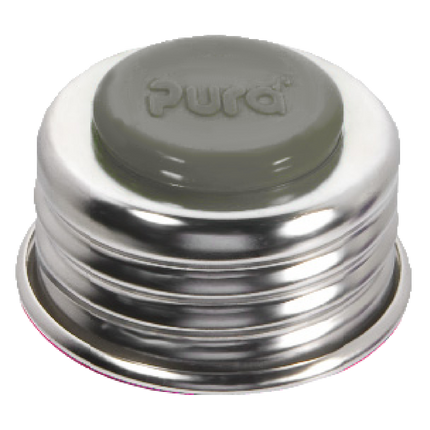 <tc>Pura</tc> Couvercle universel gris (bouchon à vis + disque d'étanchéité).