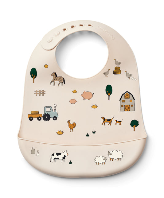 Liewood Tilda Bibs Farm/Sandy 2pcs