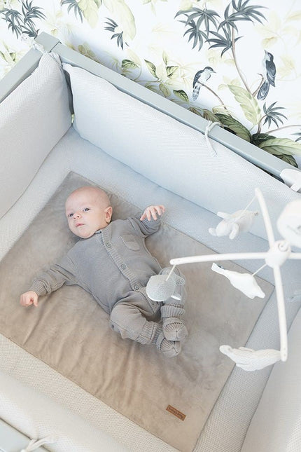 Baby's Only Boxkleed Classic Stonegreen 80x100cm - Baby's Only - Babywinkel - 8719075020494