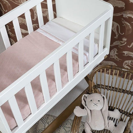 Baby's Only Dekbedovertrek Reef Misty Pink 100x135cm - Baby's Only - Babywinkel - 8720512361032