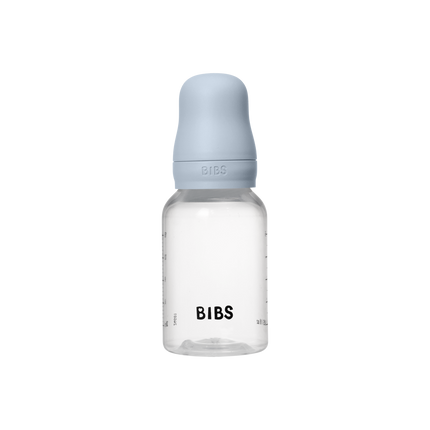 <tc>BIBS</tc> Biberon rond en latex 150ml Slow Flow Baby Blue