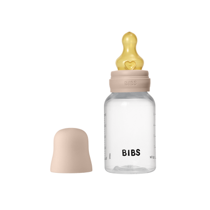 <tc>BIBS</tc> Biberon rond en latex 150ml Slow Flow Blush