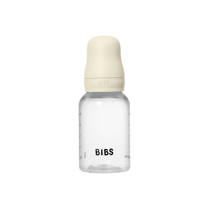 <tc>BIBS</tc> Biberon rond en latex 150ml Slow Flow Ivory