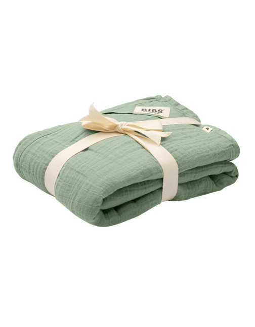 <tc>BIBS</tc> Linge d'emmaillotage Sage 120X120cm