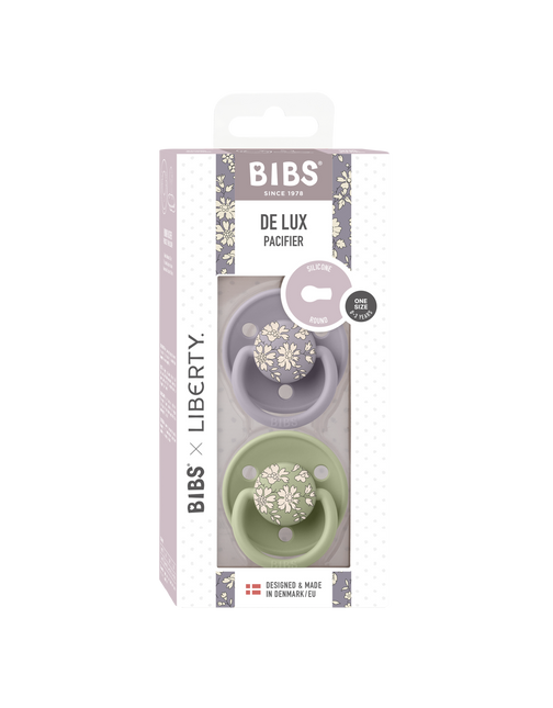 <tc>BIBS</tc> <tc>tétine</tc> Liberty De Lux Sage 2St