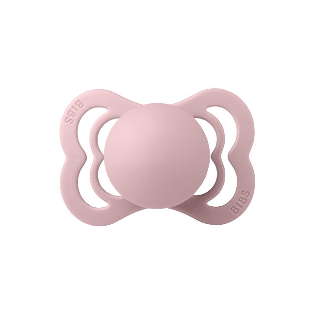 BIBS Speen Maat 1 Pink Plum Supreme Silicone - BIBS - Babywinkel - 5713795222155